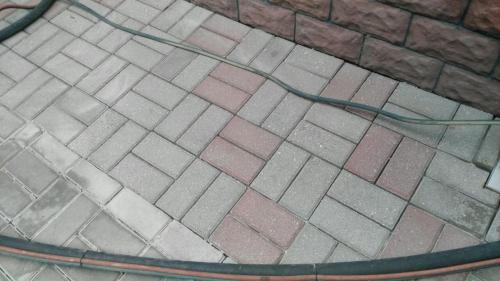 очистка брусчатки